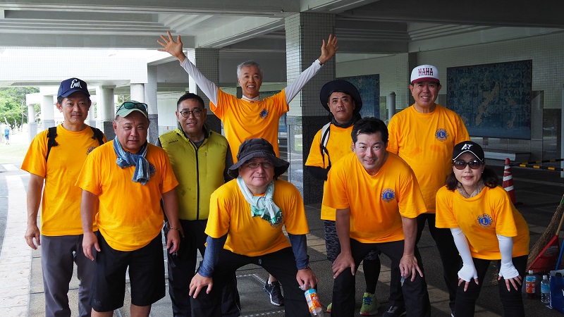 沖縄リジョン合同ACT「平和の礎」清掃